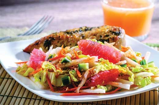 Florida Grapefruit and Jicama Vietnamese Salad